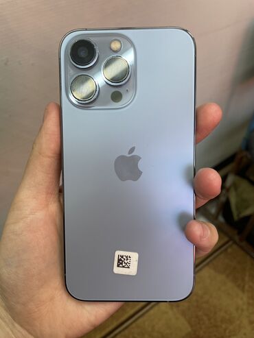 айфон 14 про 256 гб цена бишкек бу: IPhone 13 Pro, Колдонулган, 256 ГБ, Blue Titanium, 85 %