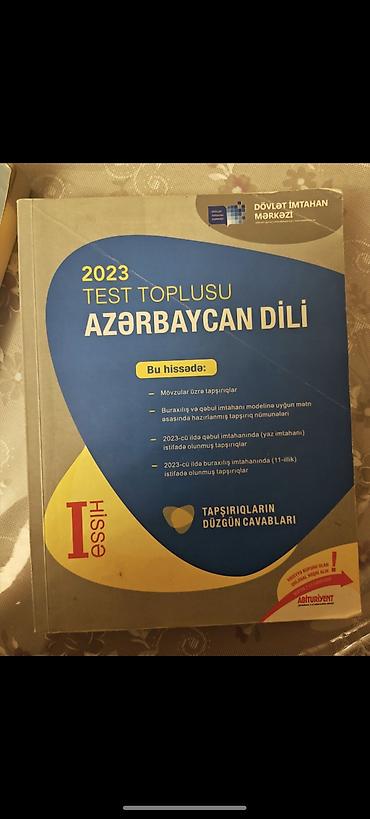 Testlər: Gördüyünüz kitablar abituriyentlik illərimdə mən tərəfindən istifadə — 3
