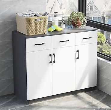 Digər dolablar: Mətbəx/koridor üçün çoxfunksiyalı saxlama dolabı - Ölçü: 105 sm (eni) — 1