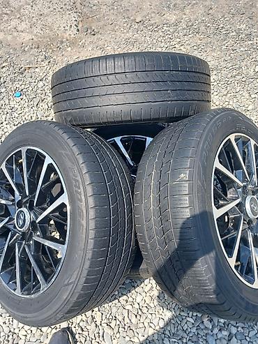 barter disk: Hyundai disklər və şinlər komplekti R-17. ideal vəziyyətdə barterdə — 4