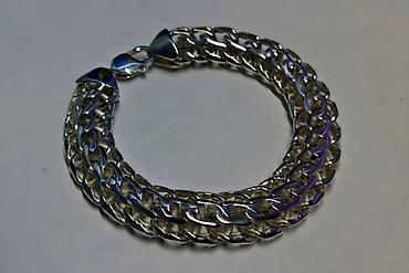 Серебряные цепочки: Классический Бисмарк 150 гр 60 см Ювелирные — 23