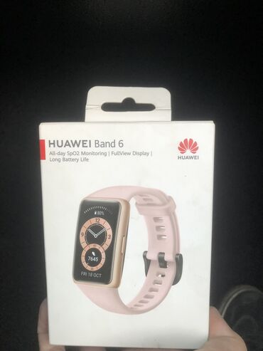 смарт часы huawei: Часы Huawei Band 6.Почти новые коробку открывали,Ни разу не