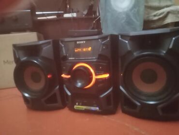 Səs gücləndiriciləri: SONY MHC- EX66 musigi merkezi teze modeldi,ses hefekti heyla,disk,flew