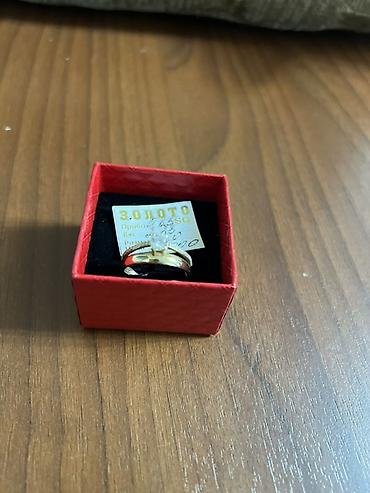 серебро с: Кольцо, Помолвочное, Проба 585, Женские, Новый — 7