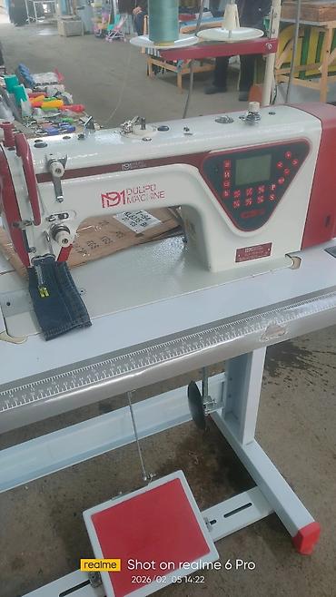Аксессуары для шитья: Промышленные прямострочные швейные машины с полным столом и педалью — 13
