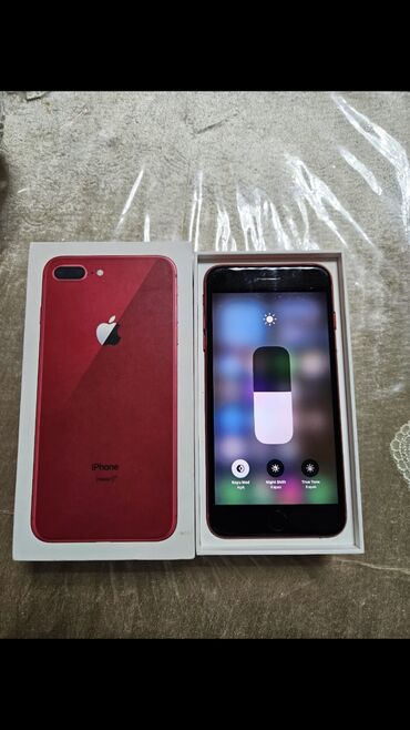 iphone 8 plus baku: IPhone 8 Plus, 64 GB, Qırmızı, Zəmanət, Barmaq izi, Simsiz şarj