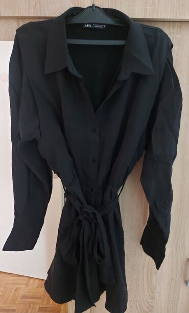 divide haljina tunika: Zara, M (EU 38), bоја - Crna