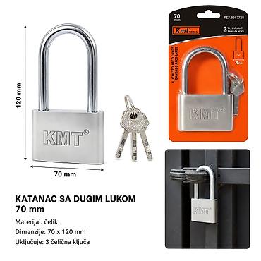 KMT Brava 9367728-A Katanac sa produženim lukom za obezbeđivanje