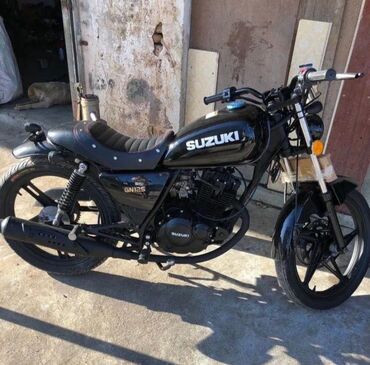 мотоциклы 250: Классический мотоцикл Suzuki, 125 куб. см, Бензин, Взрослый, Новый