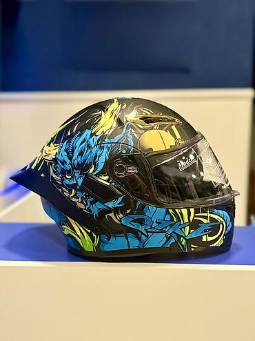 moto mator: Motosiklet kaskı – tam üzlü (full-face) model, idman-tur/adventure — 3