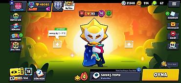 blok3 bilet: Brawl Stars hesabı – yüksək səviyyəli və zəngin resurslu - Kupa: 48 — 1