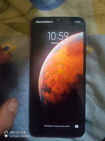 telefon cubuğu: Redmi 9C, 64 GB, rəng - Qara, Barmaq izi — 1