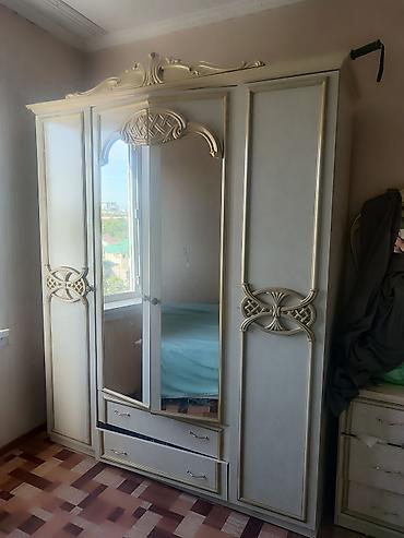 Комплект для дома: платяной шкаф, прикроватные тумбы и газовая плита с at lalafo.kg Комплект для дома: платяной шкаф, прикроватные тумбы и газовая плита с