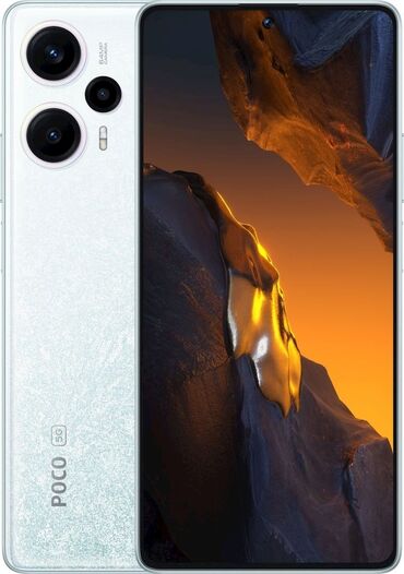 Poco: Poco F5, 256 GB, rəng - Ağ, Sensor, Barmaq izi, Sənədlərlə