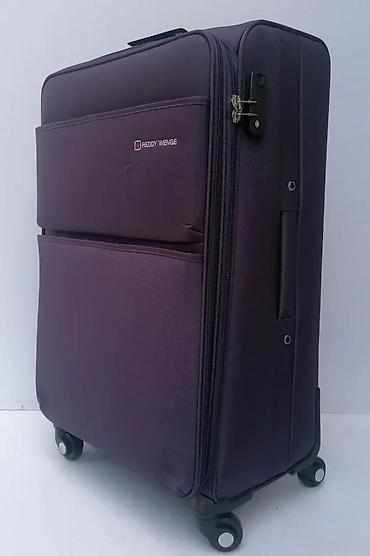 Putni koferi i torbe: Reddy Wenge kofer na točkiće – tekstilni, tamnoljubičaste boje — 2