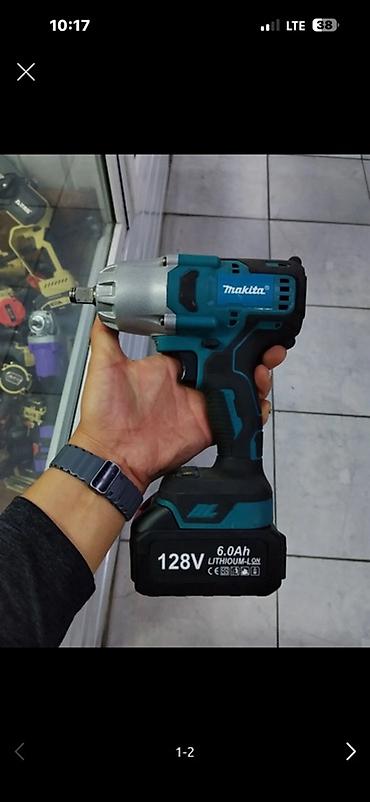 Аккумуляторный ударный гайковерт Makita - Тип: литиевый