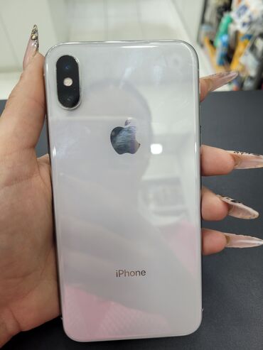 Apple iPhone: IPhone X, 256 GB, Ağ, Face ID