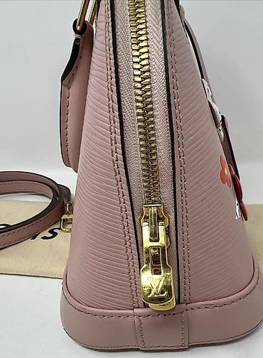 Çantalar: Louis Vuitton Alma BB – Epi dəridən, çəhrayı rəngdə, floral — 3