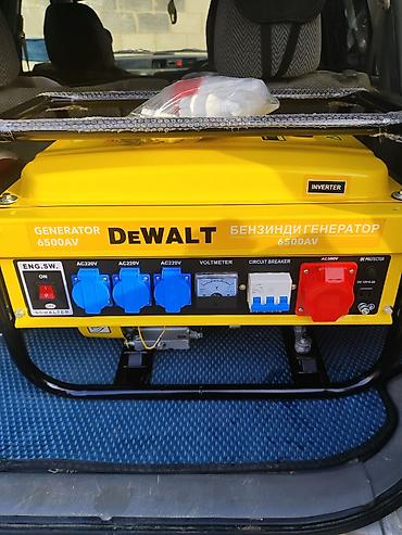 Инверторный бензиновый генератор DeWALT 6500AV Основные