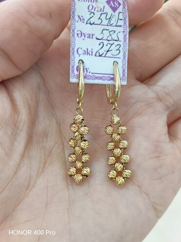 halqa sirqalar instagram: Sırğa, Pandora, Sarı qızıl, 585 Əyar, 273 g