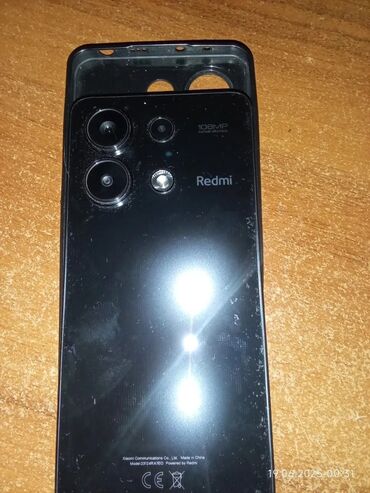 телефон флай фс458: Redmi Note 13, 128 ГБ, цвет - Черный, Сенсорный