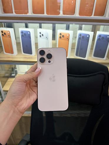 Уюлдук телефондор жана аксессуарлар: IPhone 16 Pro Max, Колдонулган, 256 ГБ, Desert Titanium, Куту, 89 % — 2