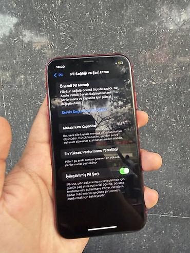 iphone x qiyməti: IPhone Xr, 64 GB, Qırmızı, Face ID — 3