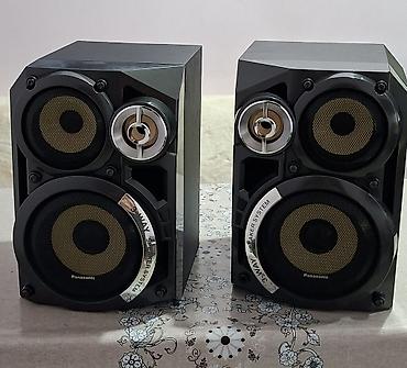 Musiqi mərkəzi,dinamiklər.Kolonkalar "Panasonic".180w 6 om