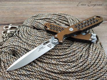 brown: Складной нож Локи Brown от НОКС, сталь D2, рукоять G10