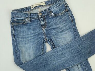 straight jeans damskie: XS, stan - Bardzo dobry