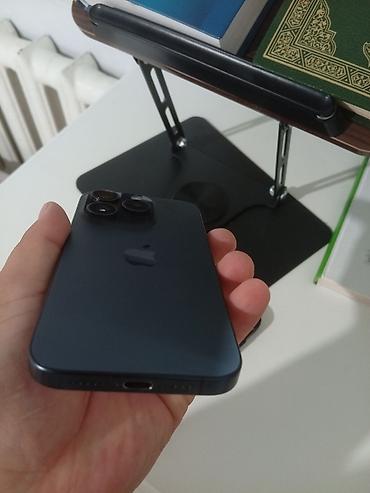 i store: IPhone 15 Pro, Б/у, 256 ГБ, Синий, Чехол, 83 % — 1