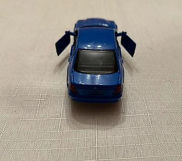 hot mom: Mavi rəngli metal oyuncaq maşın – sedan model - Material: metal — 7