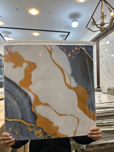 Mərmər effektli PVC panellər: Mermer effekti veren . Turkiyenindi Pvc divar kagizlarinin — 13