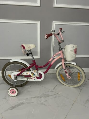 velosipedlər qiz ucun velosipedler: İki təkərli Uşaq velosipedi Trek, 16"