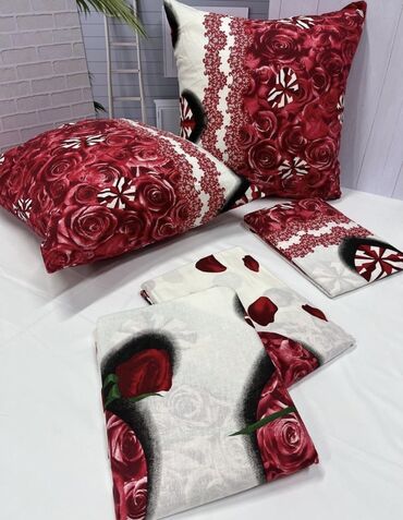 Наволочки: Постельное бельё 100% хлопок, постельное бельё, простынь на резинки — 3