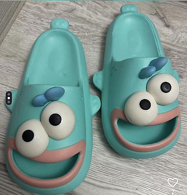Домашние тапочки-шлёпанцы KidUp Comfort, голубые, размер 38. Новые