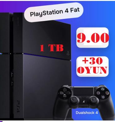 Boşqablar: 🔵 Playstation 4 fat 🔵 9.00 prosivkali model 🚀 Butun