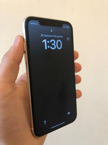 iphone 11 işlenmiş qiymeti: IPhone 11, 128 GB, Ağ, Face ID