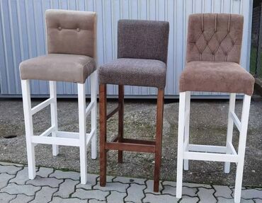 Stolice: Barske stolice sa naslonom – tapacirane, udobne i stabilne - Dizajn — 4