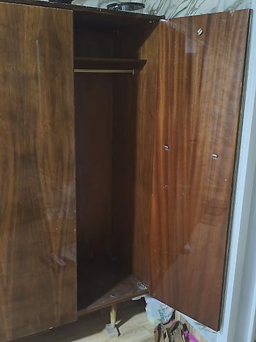 ucuz mal: Üç qapılı taxta paltar dolabı - Material: Polşa malı təmiz taxta — 3