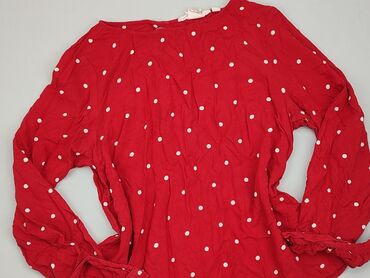 czerwone bluzki wieczorowe: Bluzka Damska, H&M, S, stan - Bardzo dobry