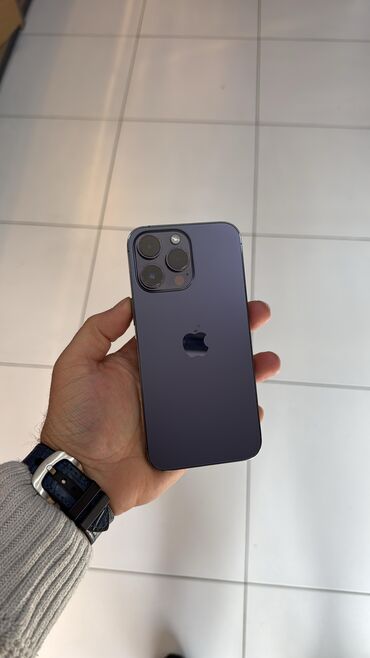 Apple iPhone: IPhone 14 Pro Max, 128 GB, Deep Purple, Face ID