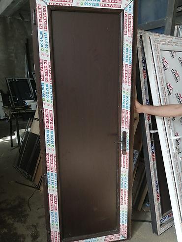 Plastik qapılar: Yeni Plastik qapı 70x200 sm Zamok və çərçivə ilə, Zəmanətli, Ödənişli quraşdırma, Ödənişli çatdırılma — 4