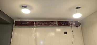 Havalandırma: - Material: metal dairəvi hava kanalları, qırmızı rəngli boya ilə — 2