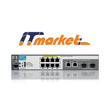 Modemlər və şəbəkə avadanlıqları: HP ProCurve 2520 8 Port PoE Ethernet Switch J9137A qiymətə ədv daxi̇l