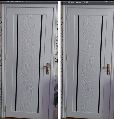 otaq qapıları işlənmiş: Qapı 6 Ədəddir satılır bir ədədinin qiyməti 120 manat ölçüsü eni 90 sm