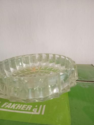 Наборы посуды: Стеклянный набор для сервировки: пепельница и секционная тарелка - — 7