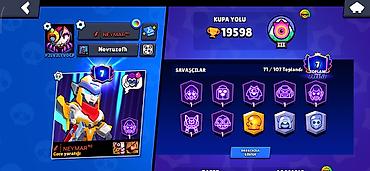 matt pear: Brawl Stars hesabı - Kupa yolu: 19,598 - Prestij: III - Toplanmış — 1