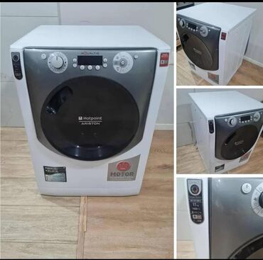 qab yığmaq üçün: Paltaryuyan maşın Hotpoint Ariston, 10 kq-dan çox, İşlənmiş, Avtomat, Qurutma var, Kredit yoxdur, Ünvandan götürmə