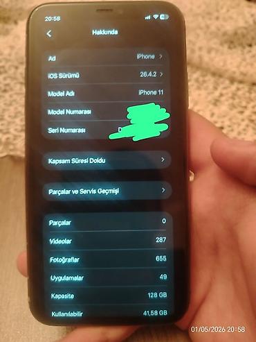 Apple iPhone: IPhone 11, 128 GB, Qara, Face ID, Sənədlərlə -da lalafo.az — 6 Apple iPhone: IPhone 11, 128 GB, Qara, Face ID, Sənədlərlə — 6